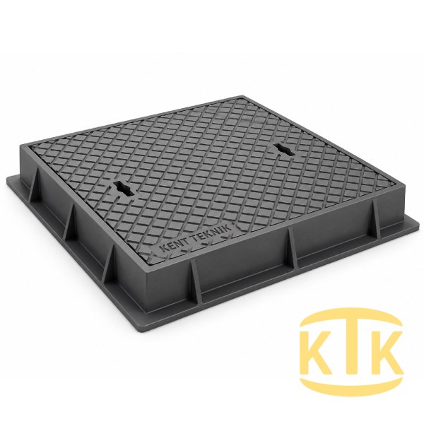 Döküm Rögar Kapağı Takımı Ø600 mm Yuvarlak C250
