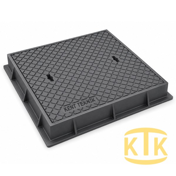 Döküm Rögar Kapağı Takımı Ø600 mm Yuvarlak C250 - Aykomsan Döküm