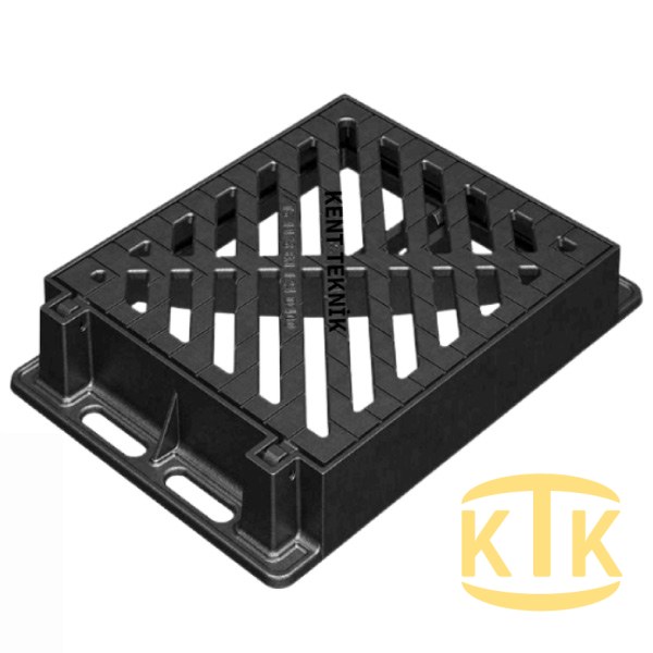 Döküm Yağmur Suyu Izgara Takımı 292x568 mm D400