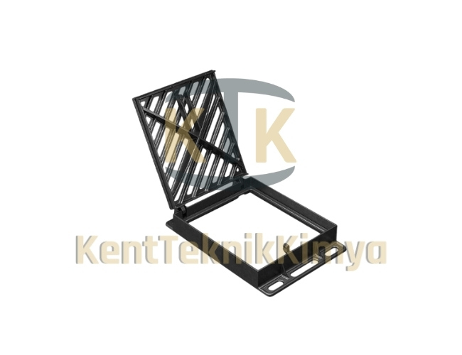 AK-DIT-5070-D400 Döküm Yağmursuyu Izgara Takımı 450x525 (D400)