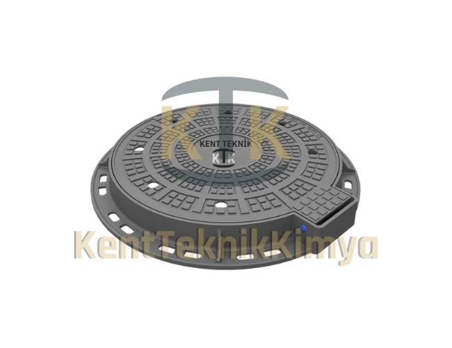 AK-DKT-600-B125-B2 Menteşeli Rögar Kapağı Takımı (B125)